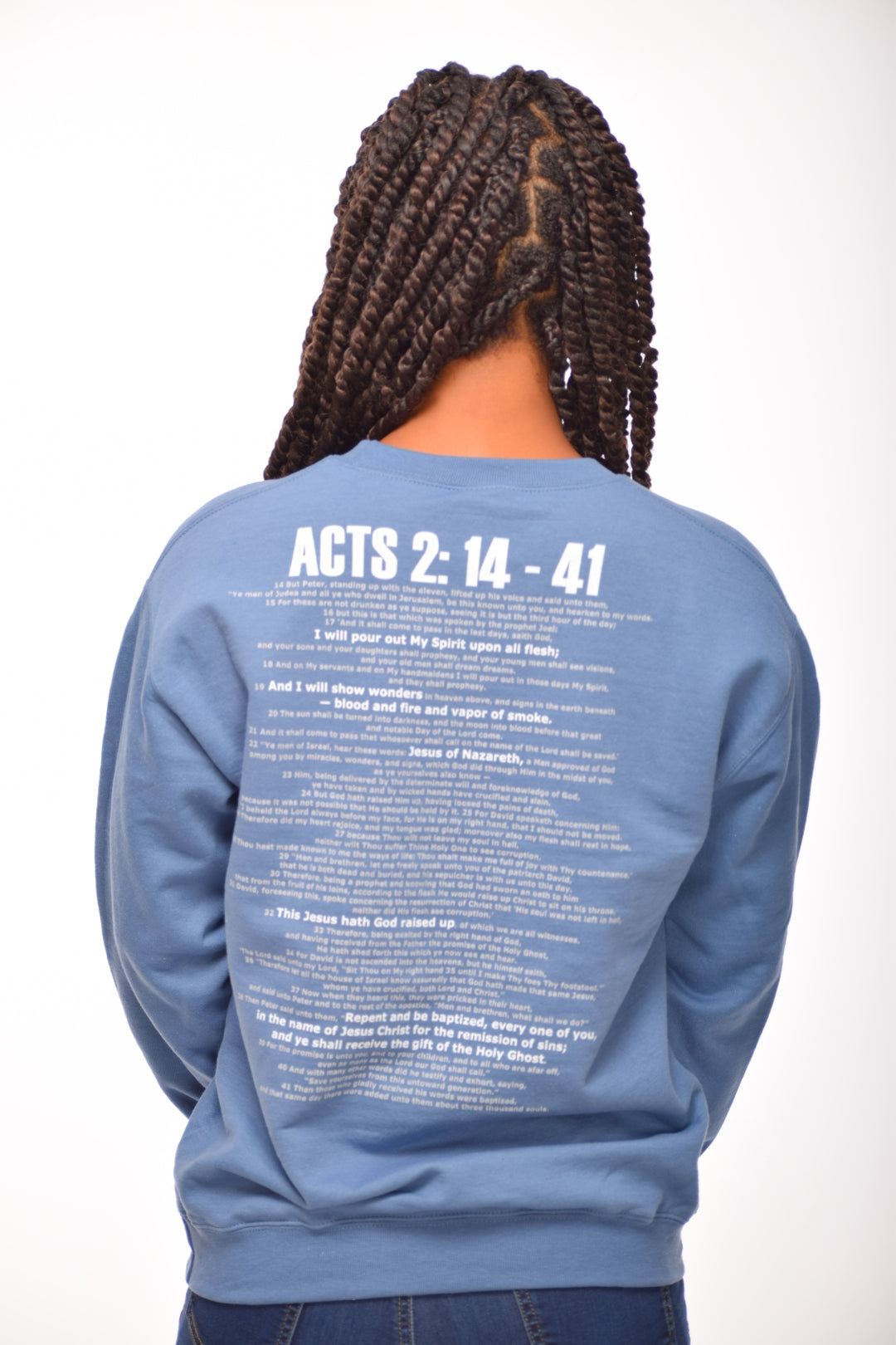 Believe in Color Acts 2: 14 - 41 Unisex Classic Sweatshirt