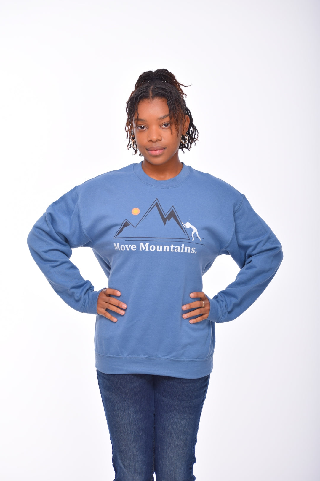 BMS Christian Streetwear  Move Mountains Unisex Colorblock Hoodie
