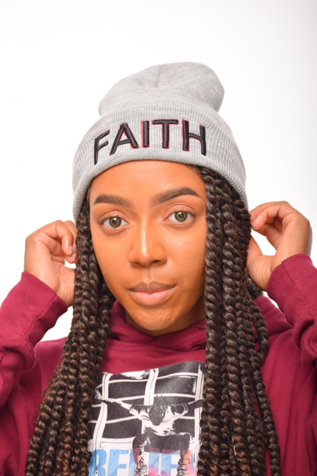 Faith Cuffed Beanie Hat