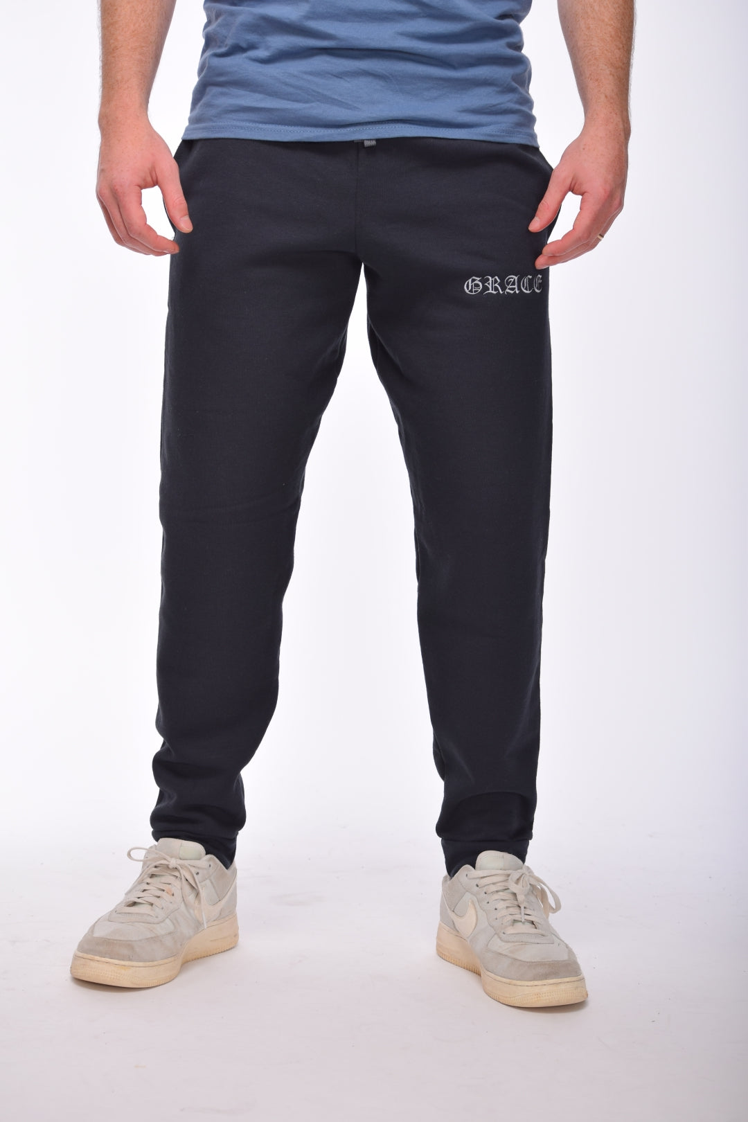 Grace Embroidered Unisex Joggers