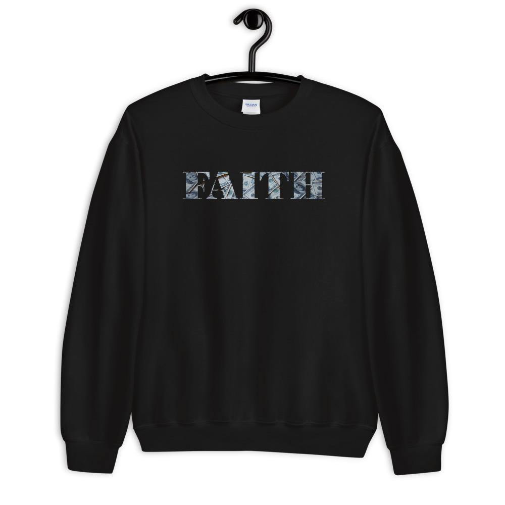 Faith in the Bag Classic Sweatshirt - Black Mustard Seed BMS Christian Streetwear